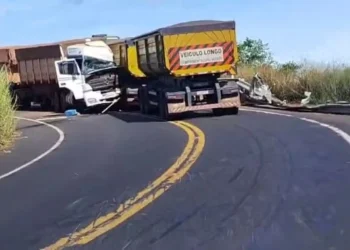 Caminhões colidem em trecho conhecido como 'curva da morte' em estrada no Piauí