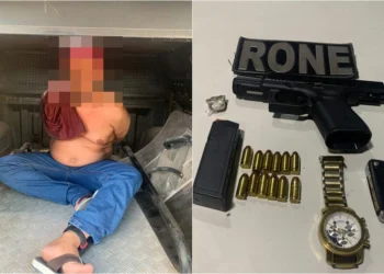 Homem é preso com arma roubada de policial militar na zona Sudeste de Teresina