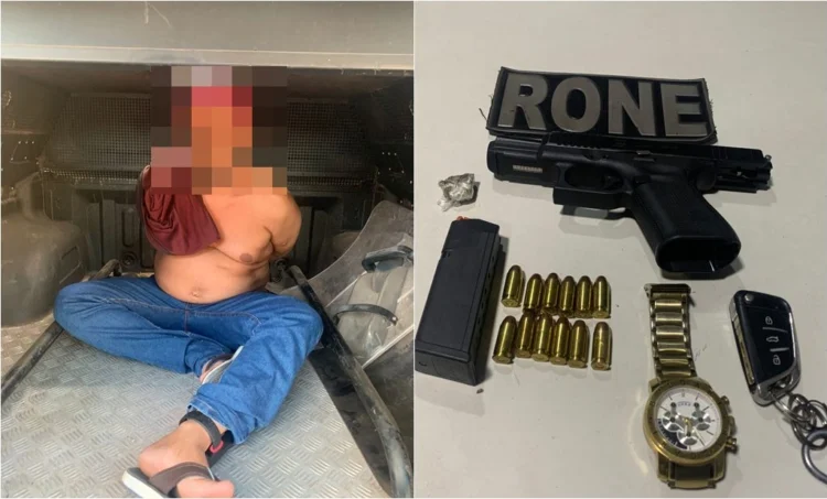 Homem é preso com arma roubada de policial militar na zona Sudeste de Teresina