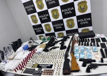 Polícia Civil prende 14 pessoas, apreende armas, drogas e munições durante operação em Floriano