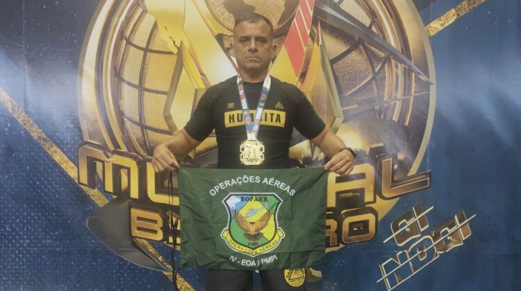 Sargento da PMPI é campeão mundial de Jiu-Jitsu 2024