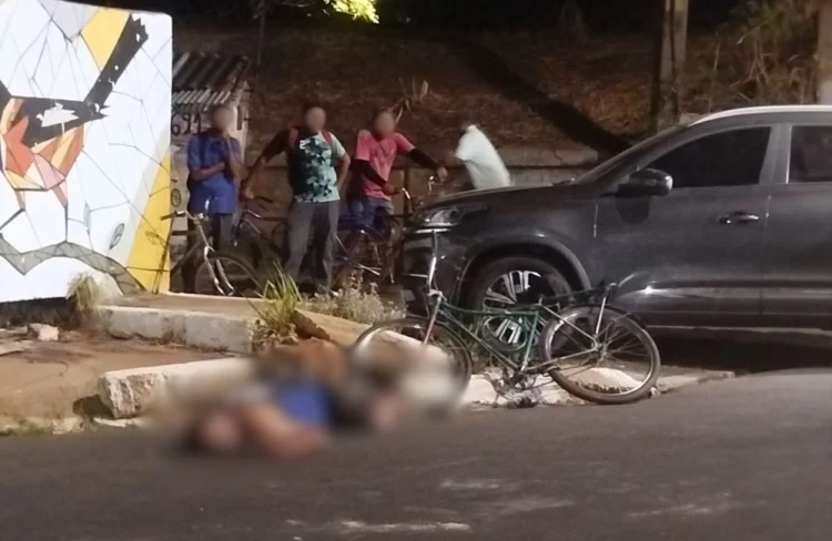 Borracheiro morre após colisão de bicicleta com carro na zona Norte de Teresina