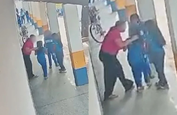 Professora que empurrou criança pelo pescoço em escola de Teresina é afastada