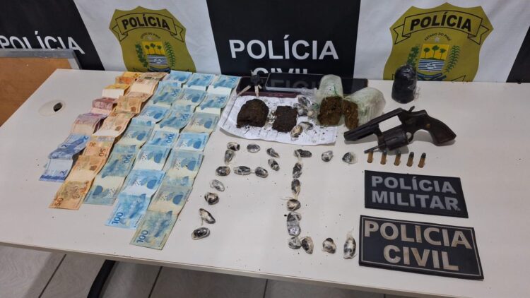 Casal é preso com drogas na cidade de Caxingó