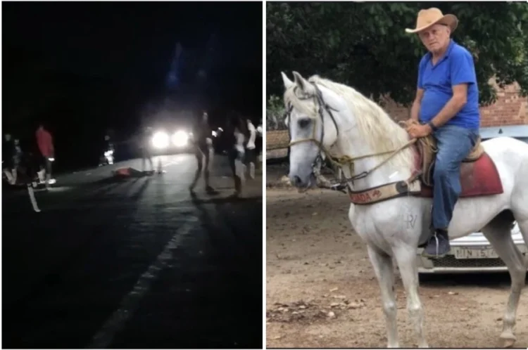 Rei do Gado' morre após acidente entre moto e bicicleta na PI-215 em Campo Maior