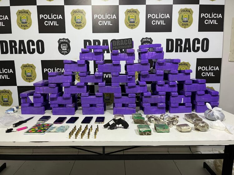 Casal é preso e mais de 100 tabletes de supermaconha são apreendidos em Teresina