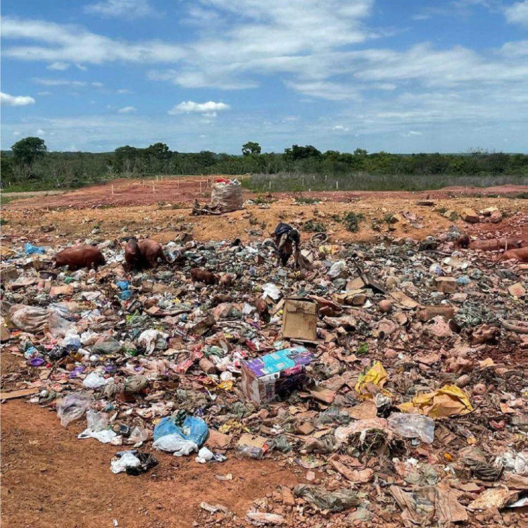 Quase 80% dos municípios destinam resíduos sólidos aos "lixões" no Piauí